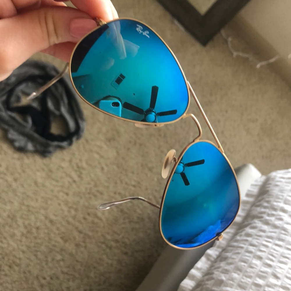 Blue tinted ray bans